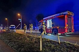 Veel schade bij ongeval op Noordervaart