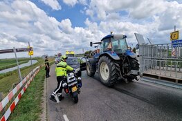 Tractorbestuurder onder invloed en veroorzaakt ongeluk