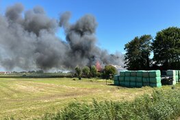 Grote brand bij zorgboerderij Schermerhorn