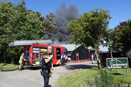 Grote brand bij zorgboerderij Schermerhorn