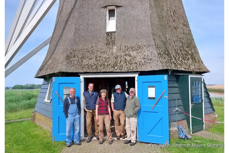 Bezoek korenmolen De Otter zondag 7 september op Schermer Maaldag