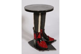 Marijke van Velde en Annemarie Kuster in Museum Jan Boon