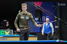 Zesde plaats op NK driebanden in Berlicum: Van Etten maakt het de toppers moeilijk