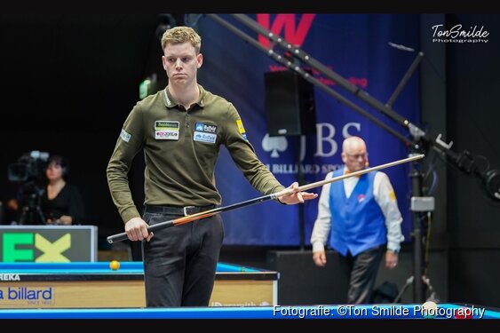 Zesde plaats op NK driebanden in Berlicum: Van Etten maakt het de toppers moeilijk