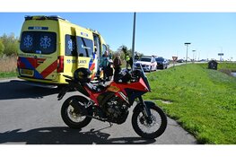 Twee gewonden bij ongeval op dijk in Schermerhorn