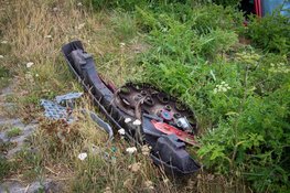 Voertuig te water langs N243 Stompetoren
