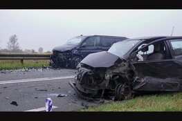 Gewonden en ravage na ernstig ongeval op N243 bij Schermerhorn