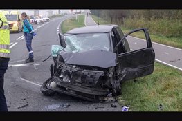 Gewonden en ravage na ernstig ongeval op N243 bij Schermerhorn