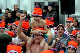 Bikkels trotseren mist en kou op Nieuwjaarsdag