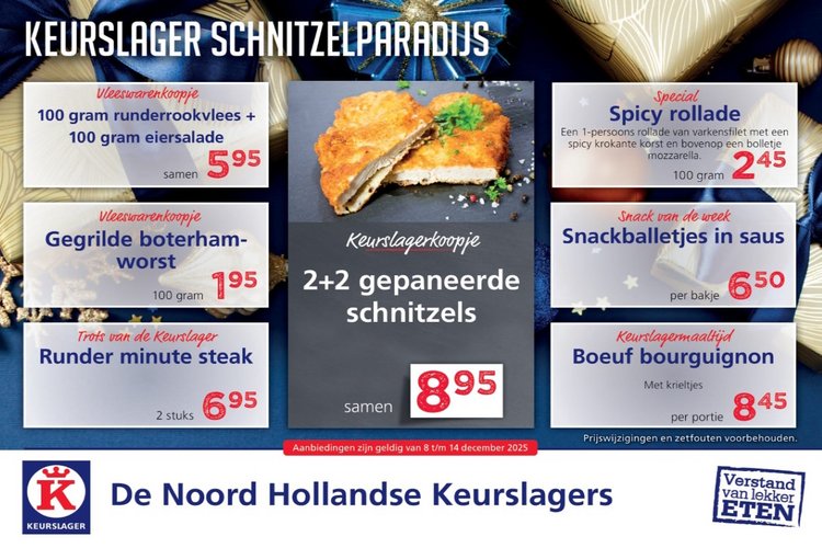 Weekaanbieding bij De Vries Keurslager