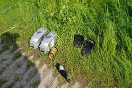 Duikactie in Stompetoren na gevonden fietsaccu's en slippers