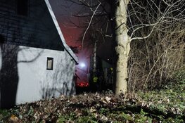 Schuurtje in brand aan de Omval
