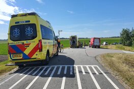 Motorrijder gevallen in Stompetoren