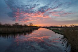 Avond vaartocht door de Eilandspolder